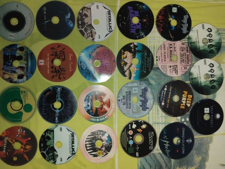 DVD  дискове с рок музика