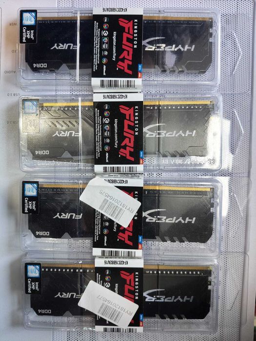 Memorie RAM 16GB Kingston FURY Beast Black RGB DDR4 3200MHz CL16 KF432C16BB2A/16 KF432C16BB2A-16