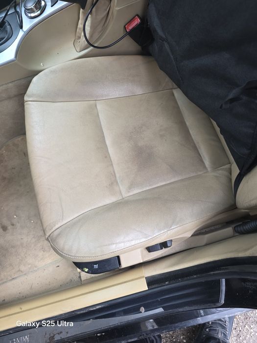 Бежов салон за е61 с кори