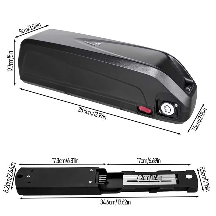 Батерия HL04 52V 20Ah за електрически велосипед LG/Samsung клетки