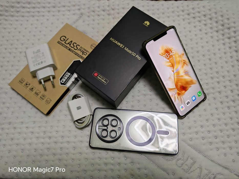 Huawei Mate 50 Pro 256GB – като нов, пълен комплект. Може и бартер!!!