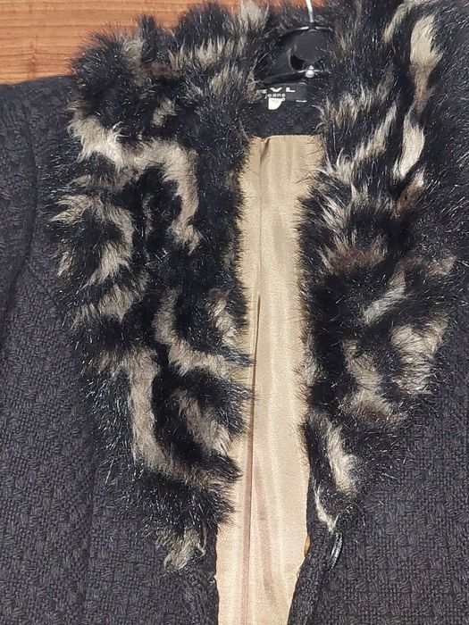 Palton negru elegant