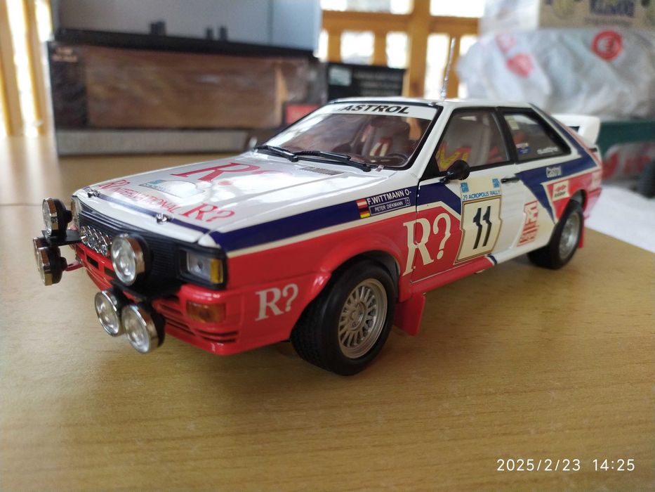 1:18 Метални модели на Audi Quattro Rally - Sun Star