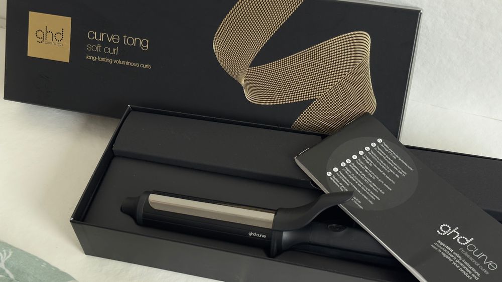 Ondulator GHD Soft Curl profesional, 32 mm, in garantie inca aproape 2 ani