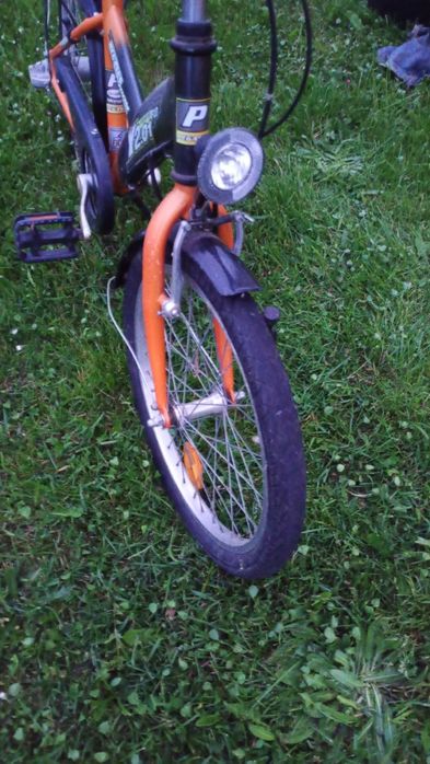 Bicicletă copii Germania, cu accesorii: iluminat, dinam, cadou