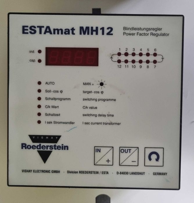 ESTAMAT MH12 Power Factor Controller
