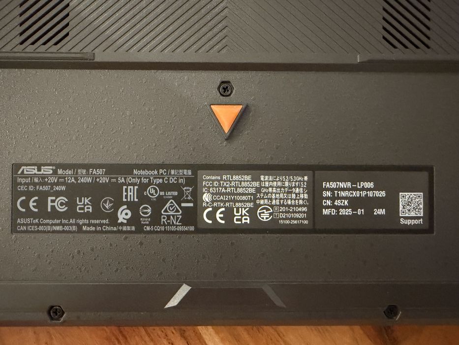 Laptop Gaming ASUS TUF A15 – FA507NVR-LP006