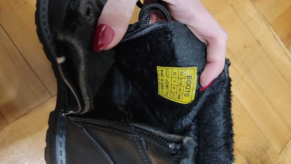 Зимни обувки от набук