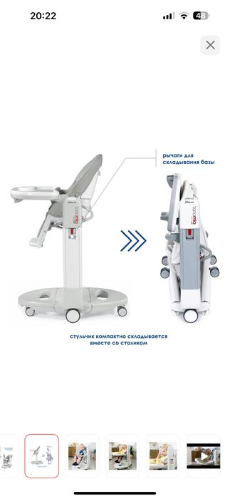 Стульчик для кормления Peg Perego Tatamia