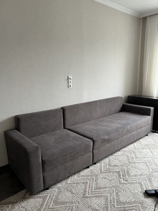 Диван серый для гостиной