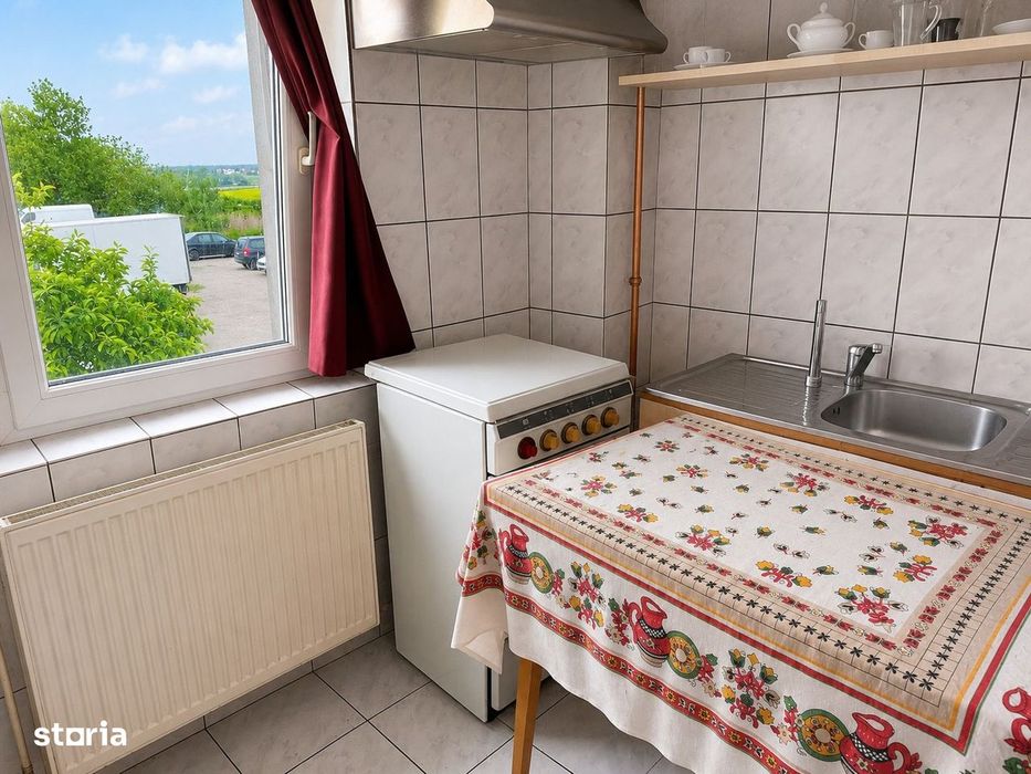 Garsonieră 43 mp, balcon și debara+boxa