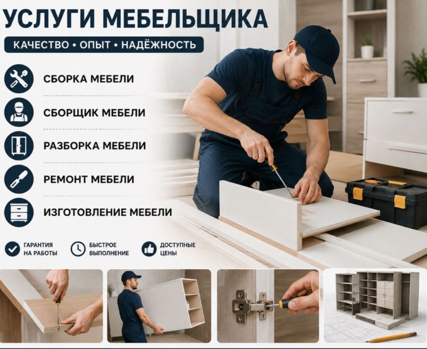 Сборка разборка мебели