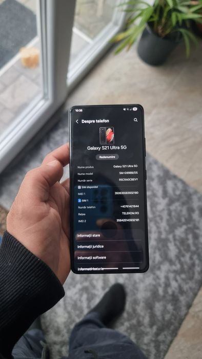 Samsung galaxy s21 ultra impecabil