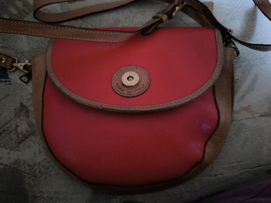 3 италиански естествена кожа чанти creazione alesandro  също il santi