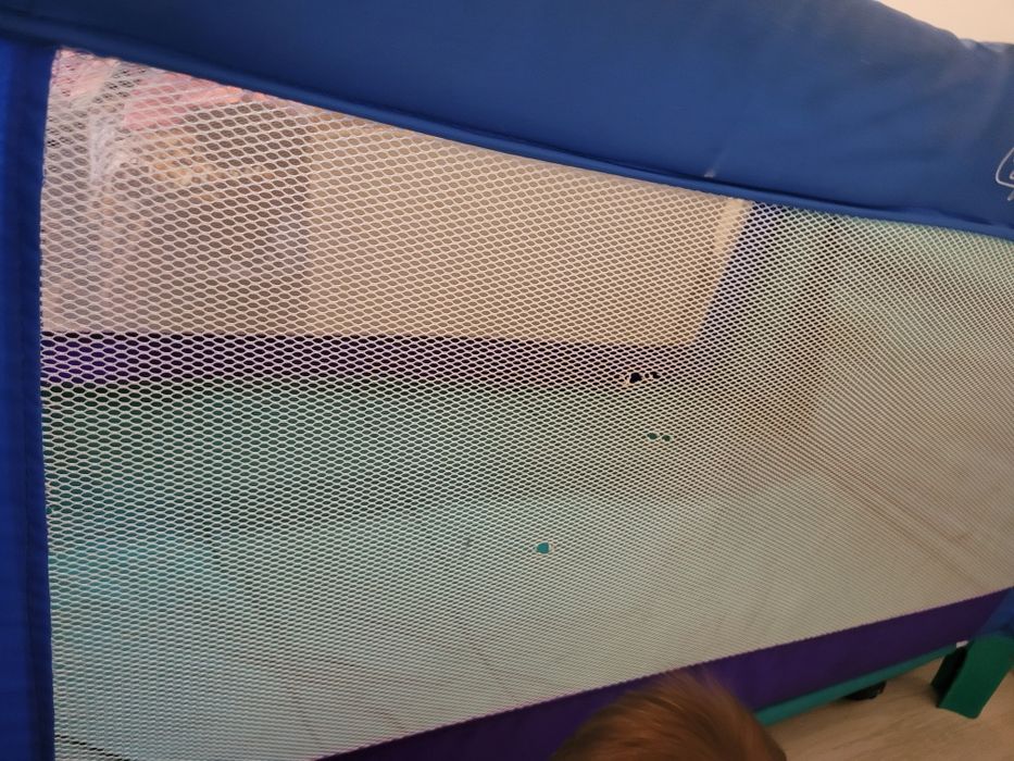 Pătuț pliabil bebe confort albastru