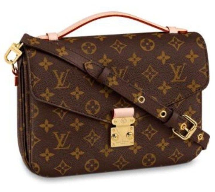 Set piele naturala 100%,LV Pochette Metis,factura,card,cutie,saculet