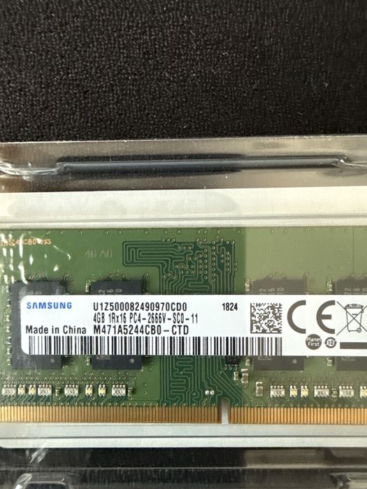 2 buc Memorie RAM Samsung SODIMM DDR4 2666 MHz 4GB 1.2V