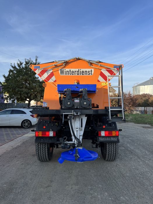 Unimog U500 Echipat deszapezire Freza Zapada+Lama + Sararita