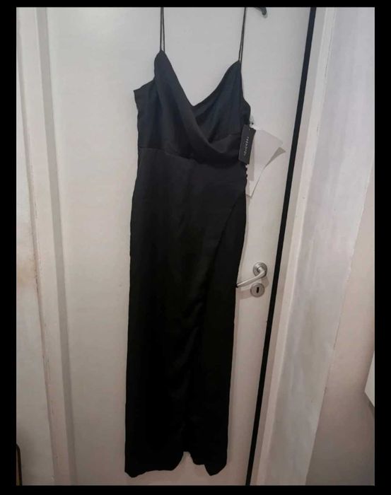 Rochie neagră elegantă de ocazie Trendyol