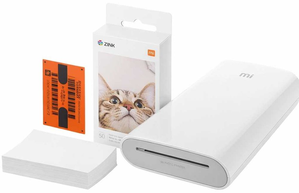 Мини-принтер Xiaomi Mijia AR ZINK XMKDDYJHT01