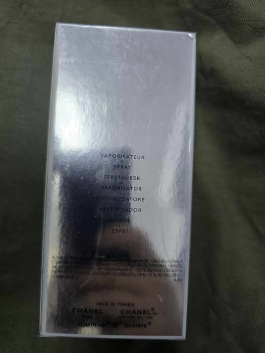 Coco Chanel Platinum Egoiste pour homme 100ml edt
