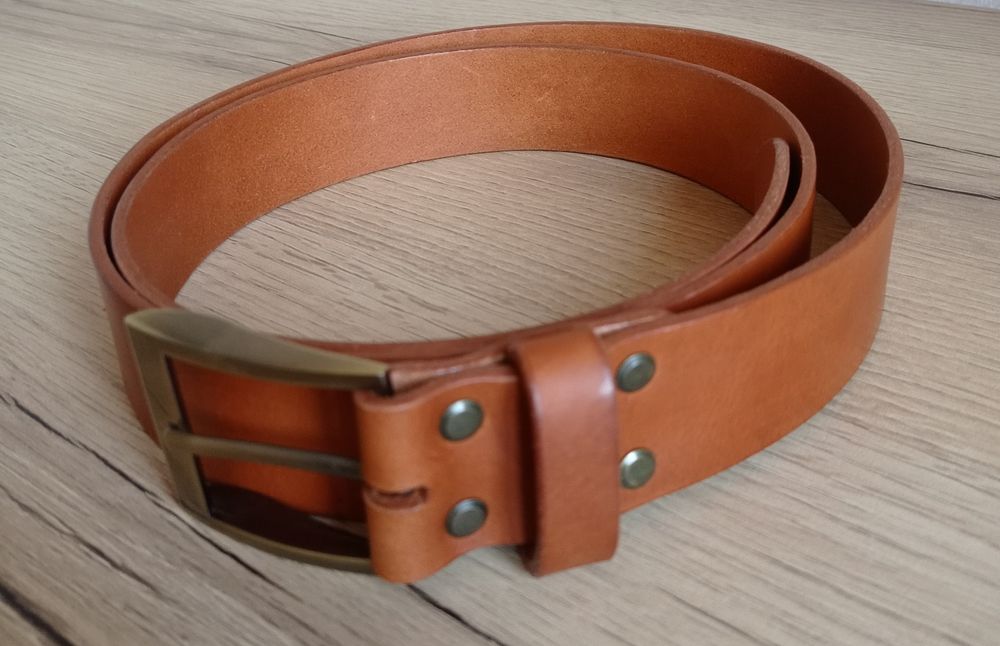 Ремень кожаный ручная работа