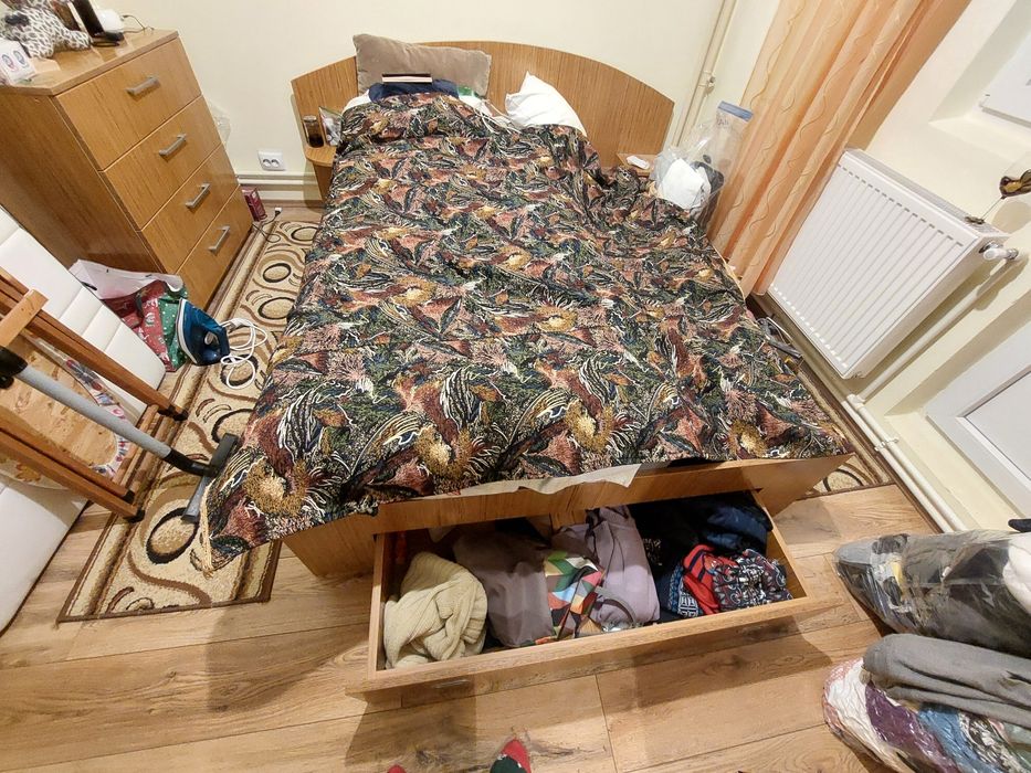 Vand pat , dulap si comoda