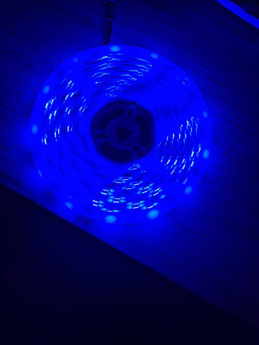 Лед лента 5 метра синя светлина