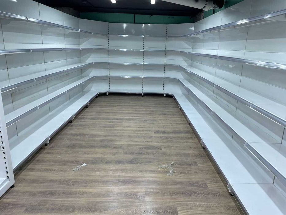 Прилавки полки витрины стеллаж