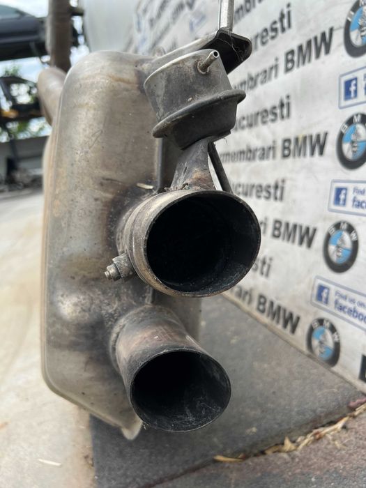 Evacuare completa intermediara tobe finale cu clapete originala BMW Seria 7 F01 750i 750iX 4.4 N63
