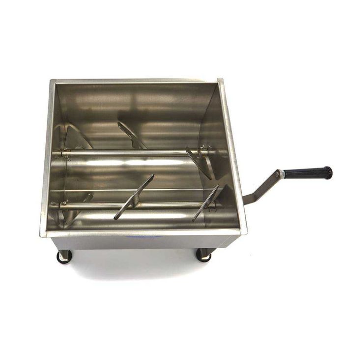 Malaxor manual carne 30 liti dublu ax