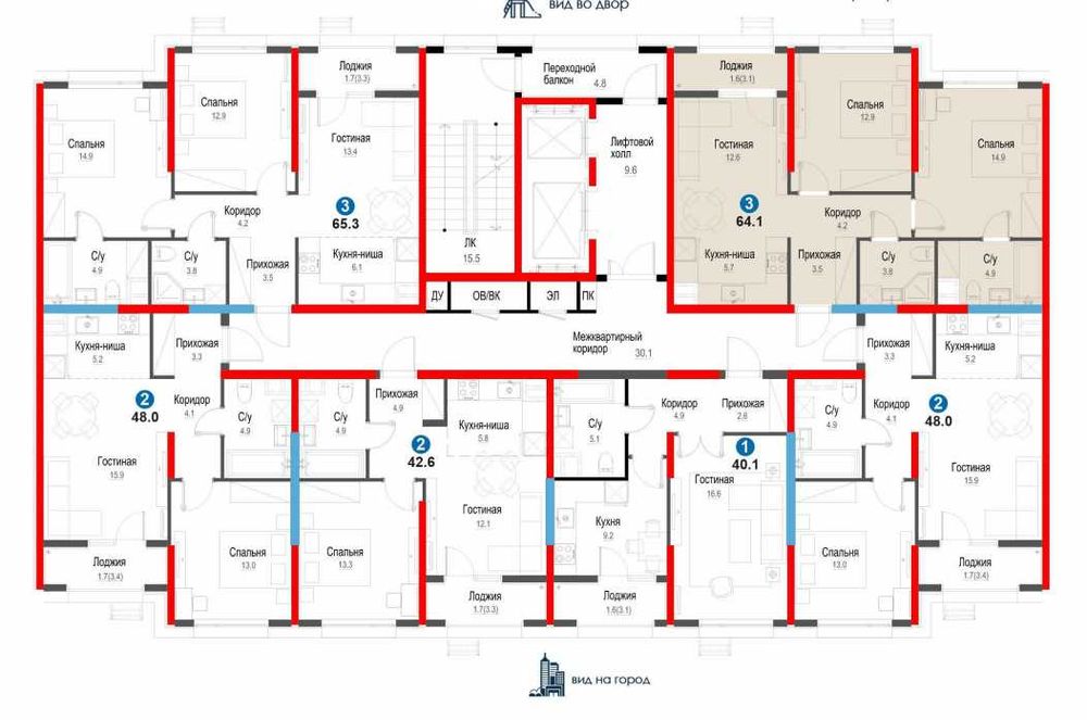 3 комнатная 64,05м² у Метро| ПВ-10 955у.е| Яшнабадский район