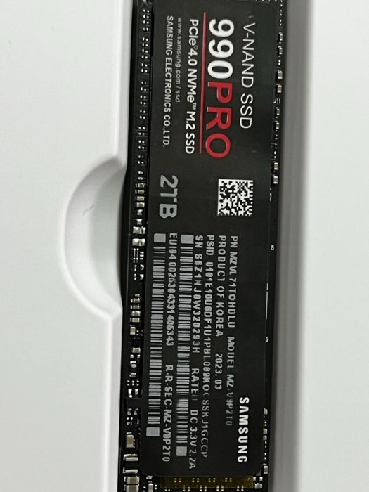SSD M/2 nvme  2TB