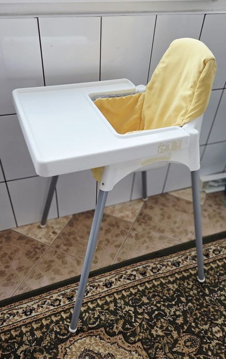 Scaun de masa cu husa pentru copii 1-3 ani