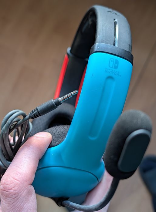 Casti gaming PDP LVL40, rosu, Nintendo Switch