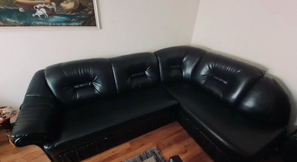 coltar / canapea din piele sintetica