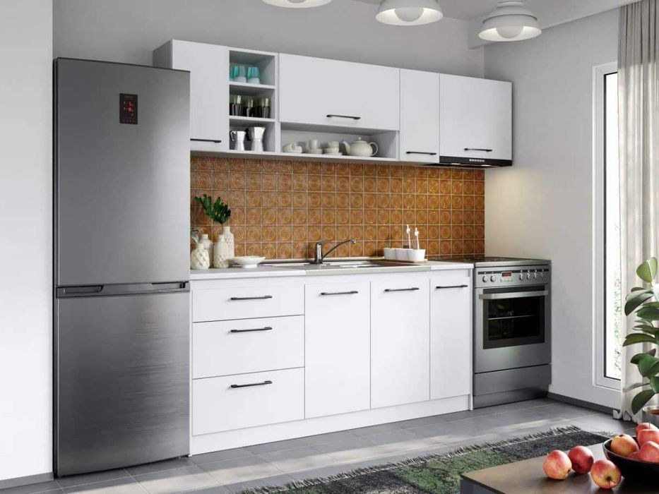 Set Mobila Bucatarie Mina Pure 230 Alb C56