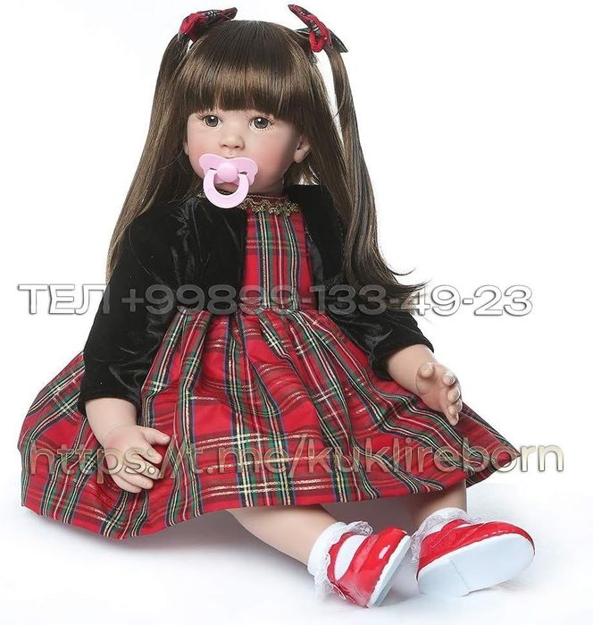 Кукла - 55 см Ручная Работа Реборн Младенец