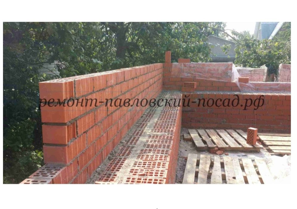 Кладка на балконе облицовочни кирпичом быстрее и качественнее