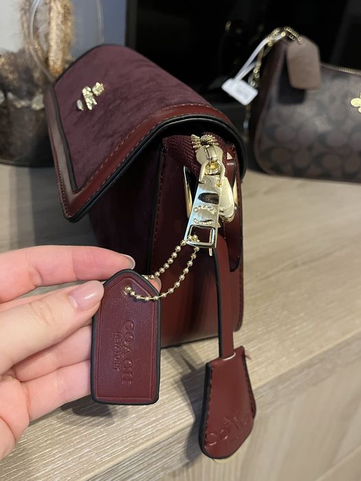 Geanta COACH noua  cu curea de piele