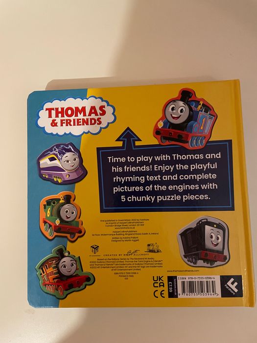 Vând carte puzzle Thomas ediție limitata