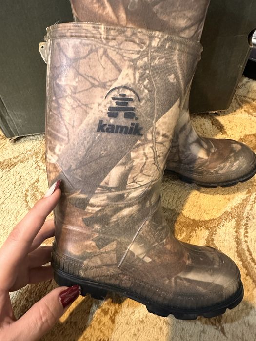 Дождевые ботинки фирменные Kamik Канада, качество огонь, на века