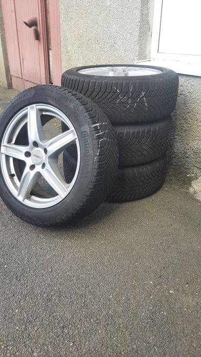 Vând set roti 5×112 r17 m+s