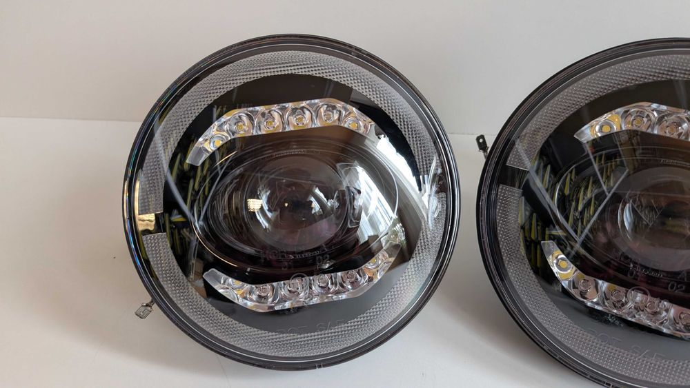 Фарове ЛЕД Jeep Wrangler TJ LJ JK Джип вранглер LED с дневни светлини
