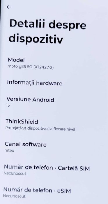 (AG 35)Telefon Motorola Moto G85 b.34306 - 750 Lei Garantie 2ani!