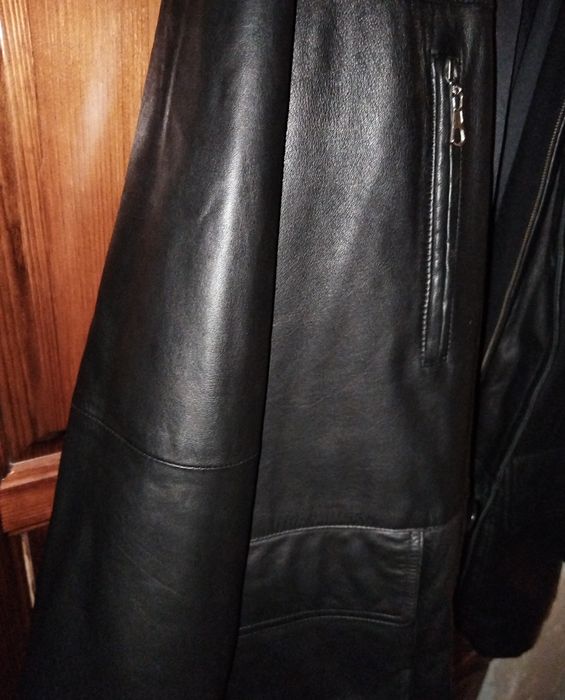 DANIEL HECHTER PARIS Оригинал Ново Мъжко Зимно Яке от Естествена Кожа