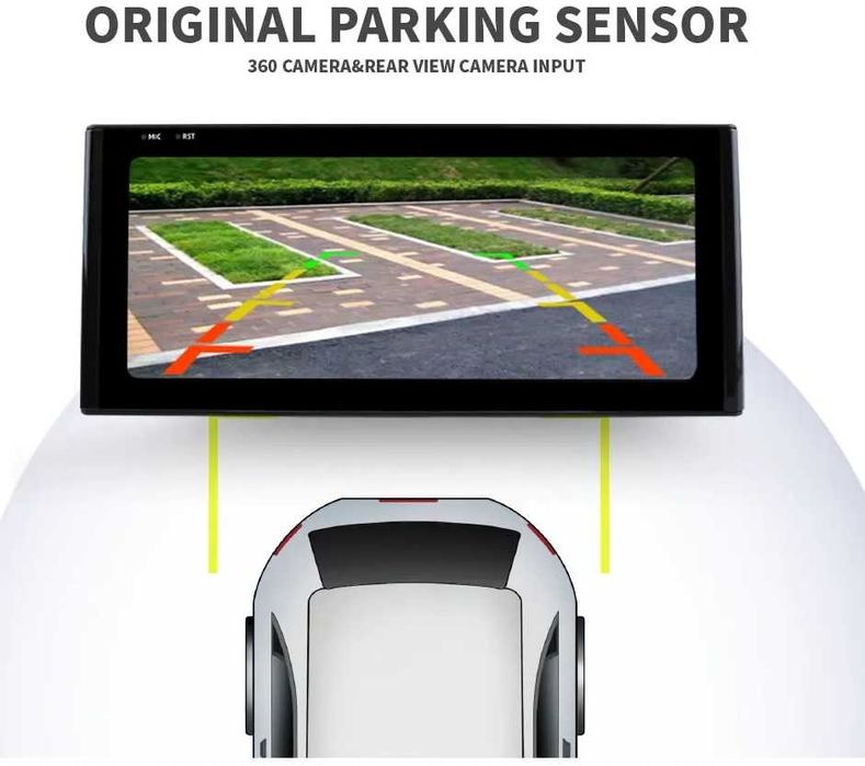 Мултимедия за Audi Q3 Двоен дин Android навигация Ауди Q3 дисплей