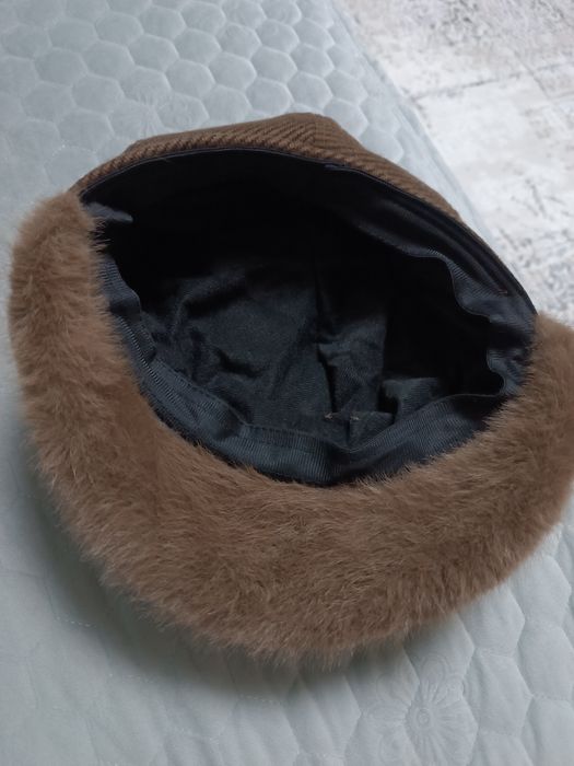 Тёплая кепка на зиму
