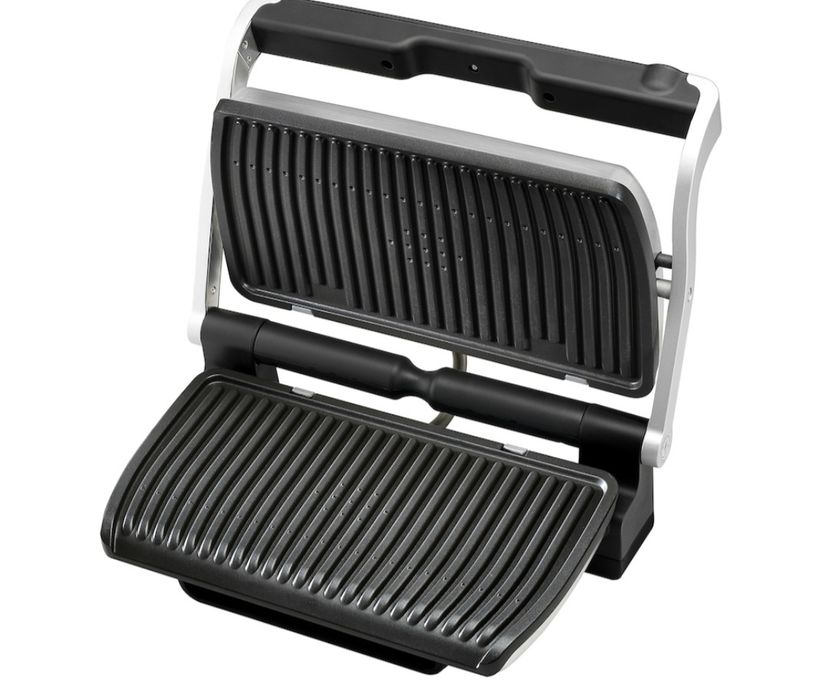 Grill electric Tefal OPTIGRILL+ XL GC722D34, 2000W, 9 programe automate de gatit, 4 grade de gatit, Placi detasabile, Inox