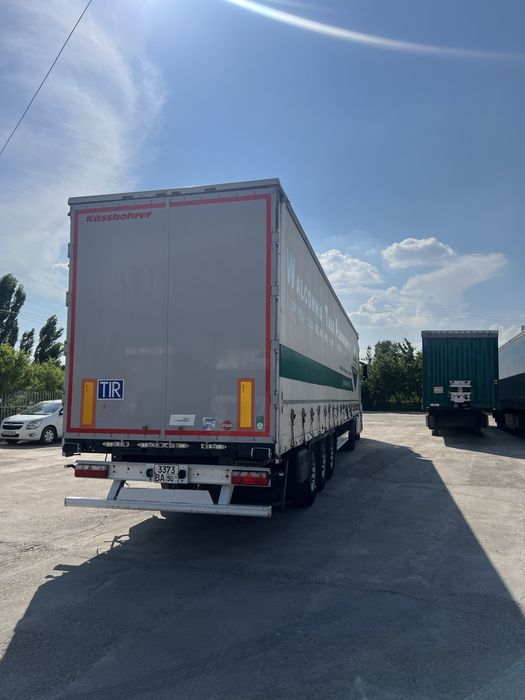 Mersedes actros Euro 6 с прицепом